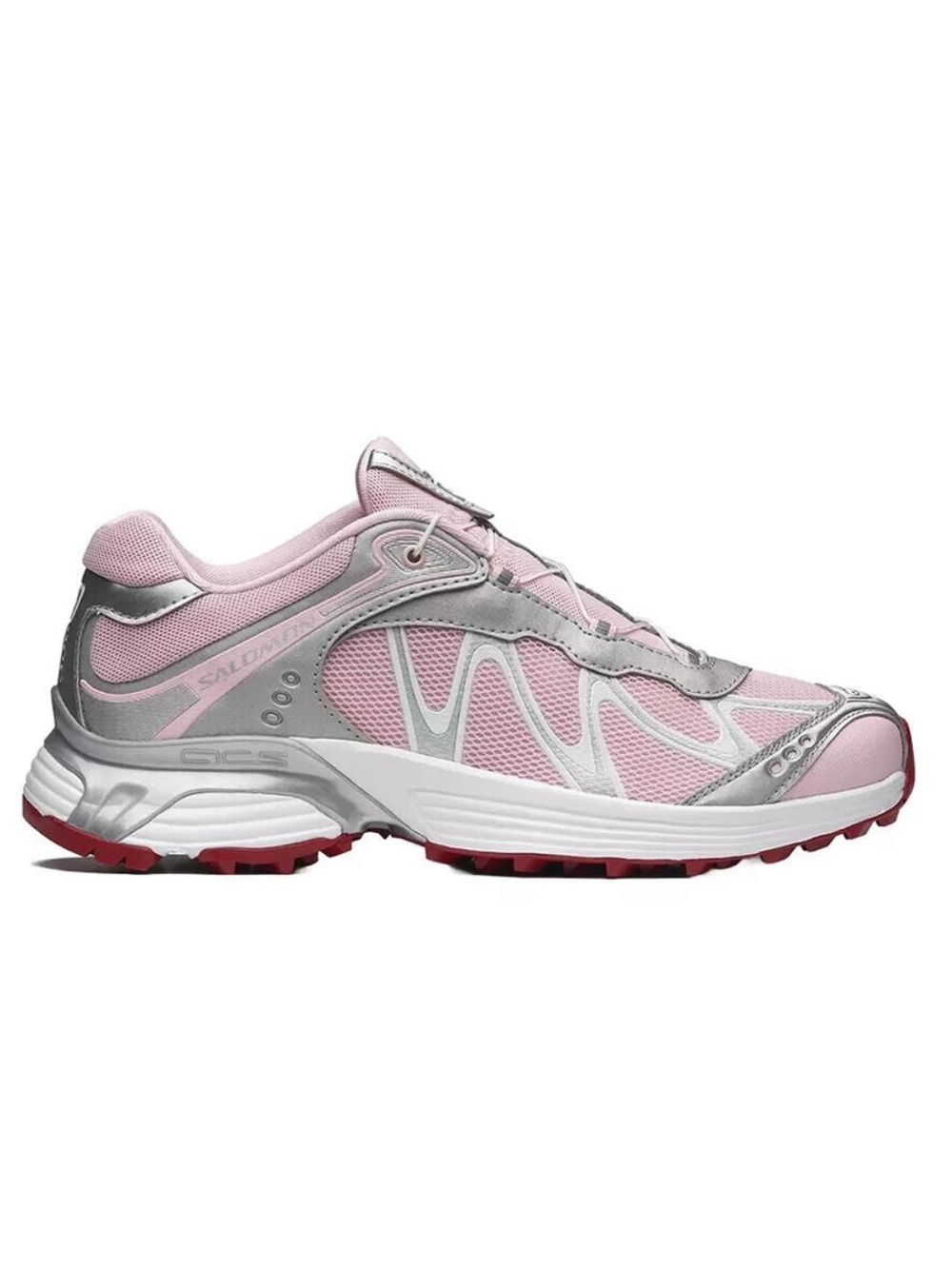 Sandy Liang Salomon Pink and Silver XT-whisper Sneakers US W9